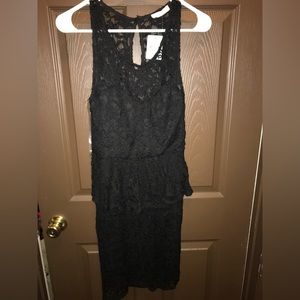 Lush black lace dress